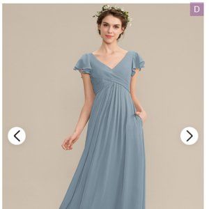 JJ's House Bridesmaid Dress, Dusty Blue